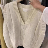 Quattro wool knit vest