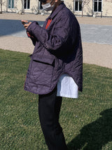 Mor Reversible Liner Quilting Jacket (3color) (6622878335094)