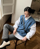 パンチングシャイロデニムベスト(3 color) (6674994462838)