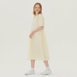 セーラーカラーロングドレス / SAILOR COLLAR LONG DRESS_LEMON