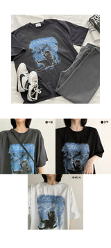 ライトキャットTシャツ / Light cat T-shirt