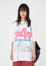 747 エアープレインオーバーTシャツ