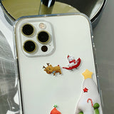 White Christmas Some Cat Phone Case