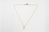 Lock pendant Necklace - Gold (4622111309942)