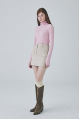 ツイードミニスカート / Tweed Mini Skirt [Beige]