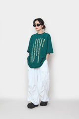 ウィッシュレタリングオーバー半袖Tシャツ / Wish Lettering Over Short Sleeve T-shirt