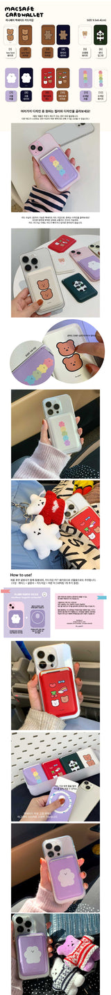 Chanibear Magsafe Card Wallet (design 14)