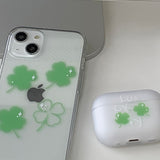 Cherry Clover AirPods Case_matt