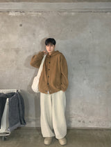 [Wool] Button hood cardigan (4color)