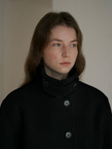 Soft wool half coat (6635891818614)