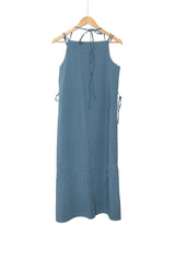 ロングスリットスリーブレスドレス / long slit sleeveless dress
