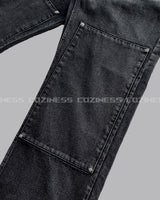 GMダブルスクエアデニムパンツ / GM Double Square Denim Pants (XS ~ L)