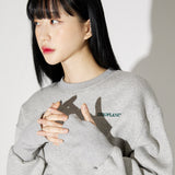 Kitty Warmer Fleece Sweatshirt [GREY] (6638381891702)