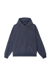 刺繡ロゴスプレーウォッシュドフーディー/EMBROIDERED LOGO SPRAY WASHED HOODIE (NAVY)