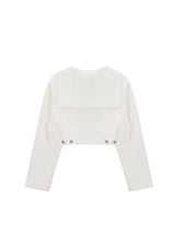 セーラータイブラウス / SAILOR TIE BLOUSE _WHITE