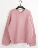 【8color】メイソンベーシックラウンドルーズフィット長袖ニット