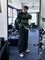 cander loosefit strip knit