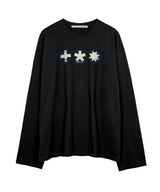 EMBLEM LAYERED LONG SLEEVE TEE In Black