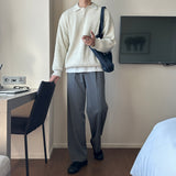 ハチボタンカラーニットウェア / LMN Hachi Button Collar Knitwear (7 colors)