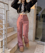 [BELLIDE MADE] Colorful Cotton Cargo Pants
