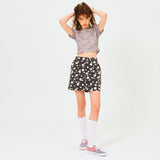 フリーキッシュデイジーミニスカート/FREAKISH DAISY MINISKIRT (BLACK)