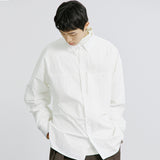ナイロンユーティリティポケットランドリーシャツ / NYLON UTILITY POCKET LAUNDRY SHIRT WHITE