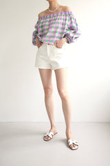 ミルクショートデニム / MILK SHORT DENIM / SHORT PANTS