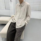 ステッチプリーツシャツ/MN Stitch Pleated Shirt (2 colors)