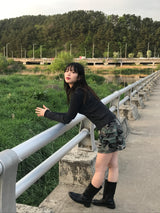 ヘイズリーカラーVネックニット