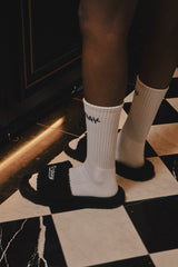 グッドデイファリーサンダル/G'day furry sandals (black)