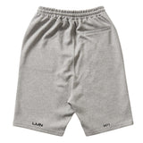 セミバギーフィットハーフパンツ/SEMI-BAGGYFIT HALF PANTS-MELANGE GREY