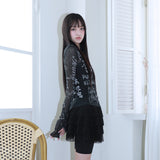 0 5 パンククラブバレリーナトップ / 0 5 punk club ballerina top - BLACK