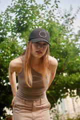 ラウンドロゴボールキャップ / ROUND LOGO BALL CAP_3COLORS