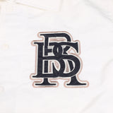 ビッグロゴカラーバーシティジャケット/BSR2223FWJK025 BIG LOGO COLLAR VARSITY JACKET CREAM