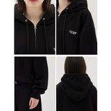 オーバーフルクロップスウェットフードジップアップ / Overful Crop Sweat Hood Zipup (2color)