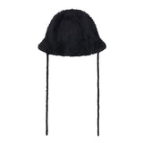 VAZAR Hairy Cloche Hat / Black