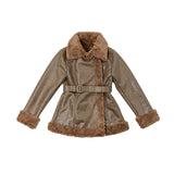 クラックレザーシアリングマスタングジャケット / CRACK LEATHER SHEARING MUSTANG JACKET