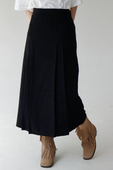 ソイミルクプリーツロングスカート/Soymilk Pleated Long Skirt (3color)