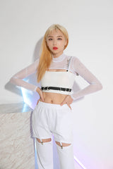 ビジョハイカットフィッシュネット/TOP(8426) Bijo High Cut Fishnet