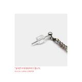 Snowflake Earring (3color) (6658034303094)
