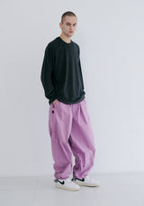クラシックロゴテリーロングスリーブ / BSR2223FWPO088 CLASSIC LOGO TERRY LONG SLEEVE CHARCOAL