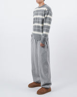 モヘアブラッシュストライプニット/mohair brush stripe knit 3color