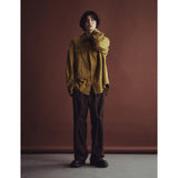 マランポケットチェックシャツ / MARANG POCKET CHECK SHIRT_MUSTARD