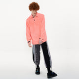 Melting Button Shirt [Pink] (6592391184502)