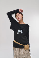 ディアアイレットTシャツ/Dear eyelet t (2 colors)