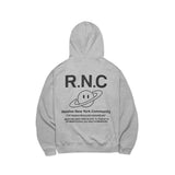 オーバーサイズパーカー / Over-sized Signature Hoodie Gray (4595381370998)