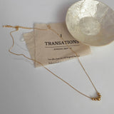 デイリーボールシンプルネックレス/vol Daily Ball Simple Necklace
