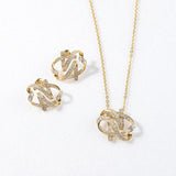 Authentique Necklace Silver (Plated Yellow gold)