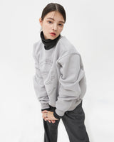 SEMICIRCLE TEXT SWEATSHIRT-GREY (6604483330166)