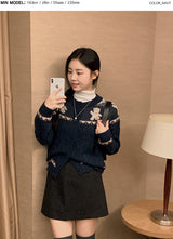 Nordic Bear Wool Knit Cardigan (3color)